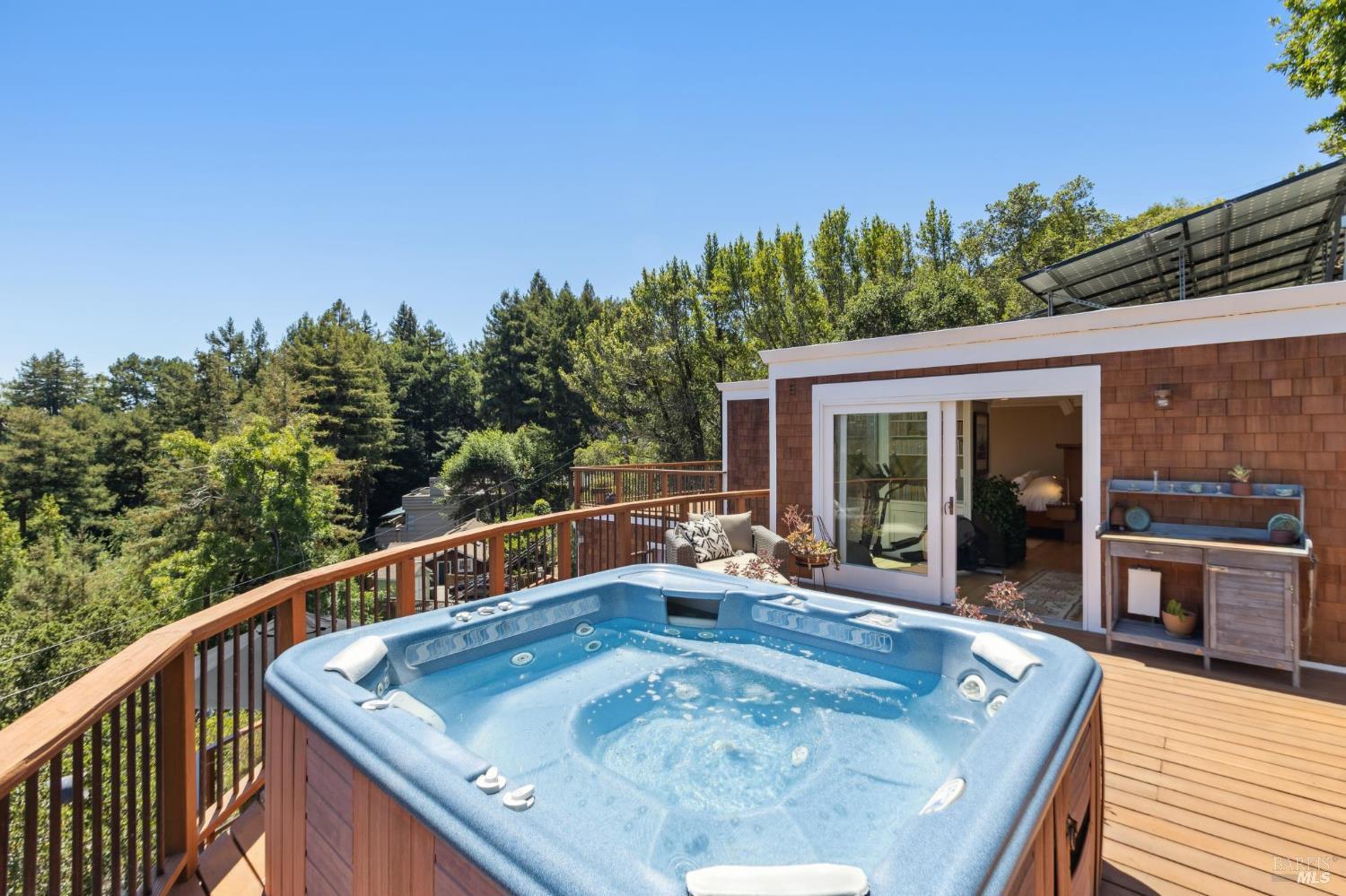 222 Marguerite Avenue Mill Valley, CA 94941 - Photo 42 of 59 a view of house with roof deck and seating space