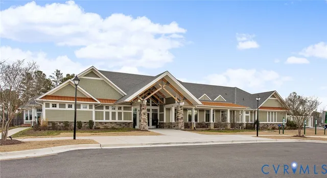 an aerial view of a house having outdoor space