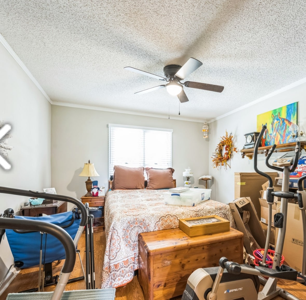 5312 West Trimble Road Milton, TN 37118 - Photo 31 of 42 a room with gym equipment and a flat screen tv