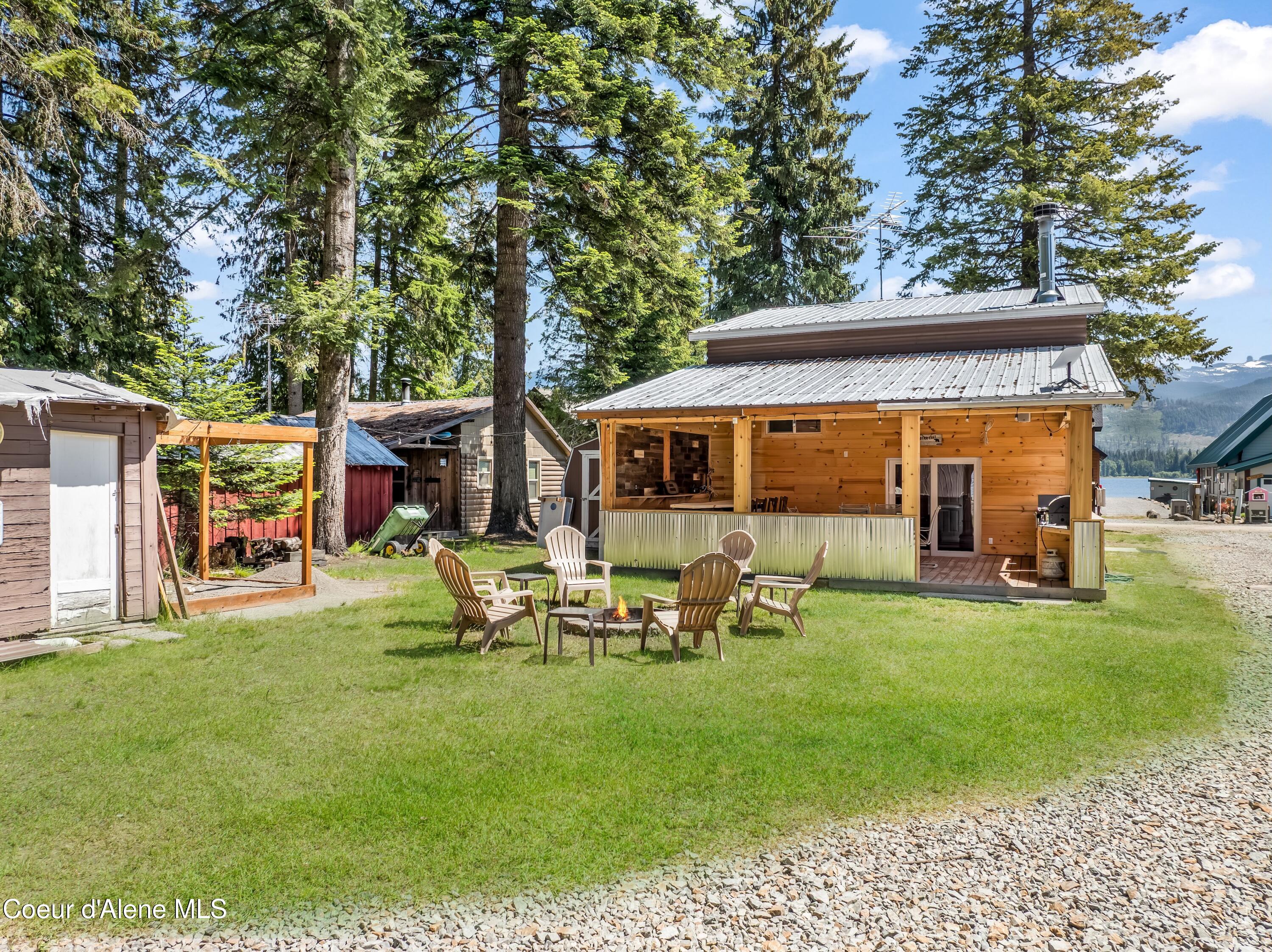 212 South Granite Bay Road Nordman, ID 83848 - Photo 2 of 41 Back Yard