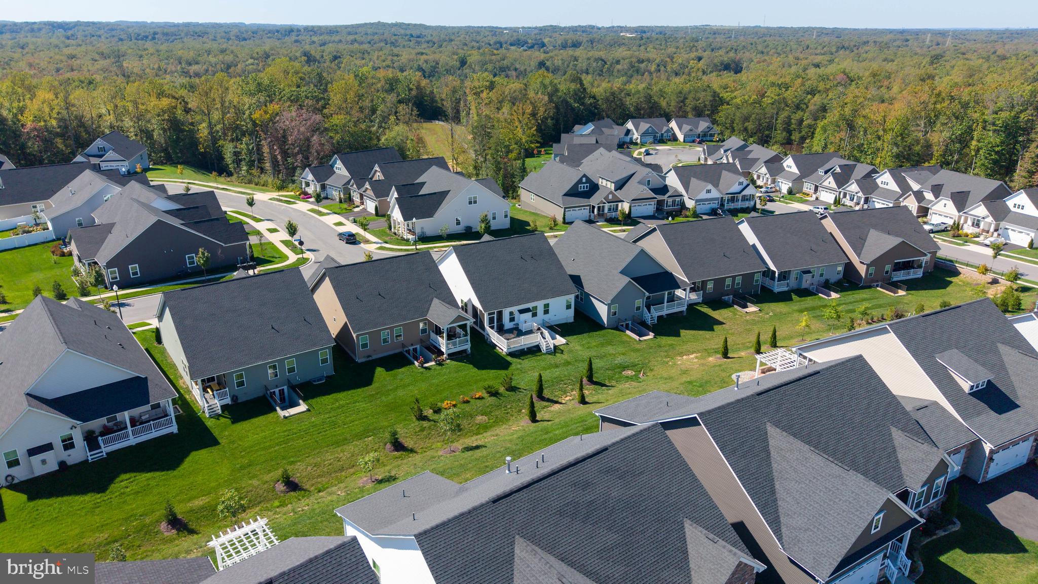 1326 Stonefly Lane Odenton, MD 21113 - Photo 46 of 48 an aerial view of a house with a garden