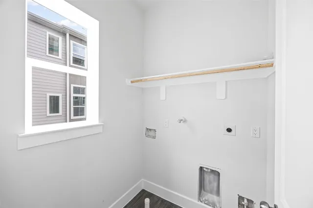 a small space with a window