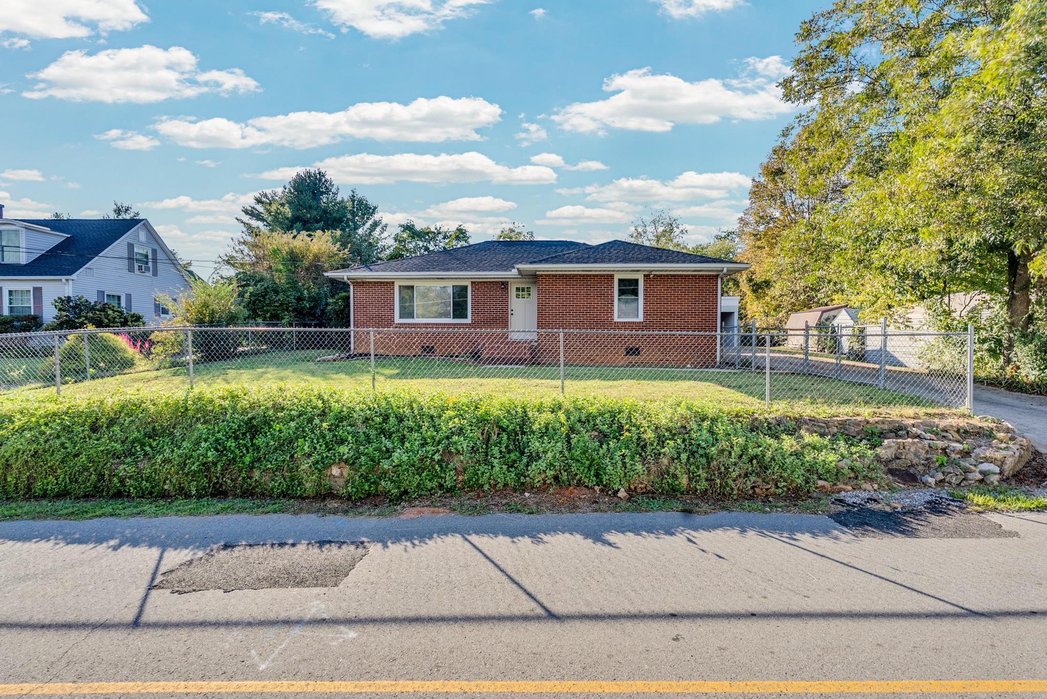 front view of house with a yard