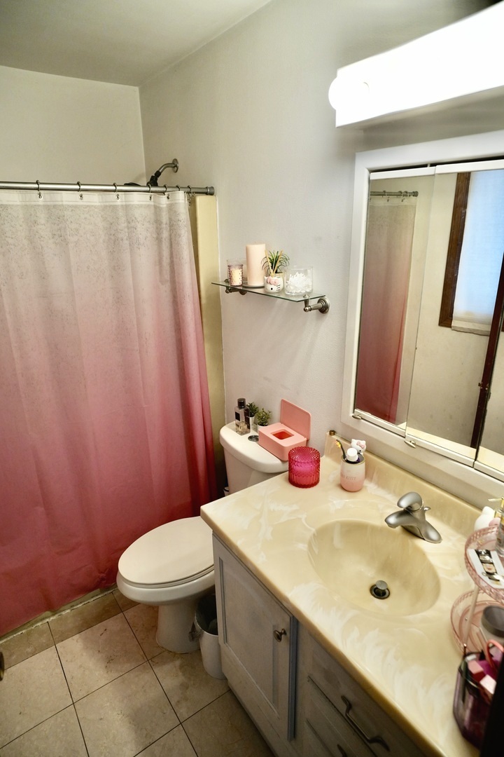 512 Shenandoah Trail Elgin, IL 60123 - Photo 9 of 20 a bathroom with a sink a toilet and a mirror