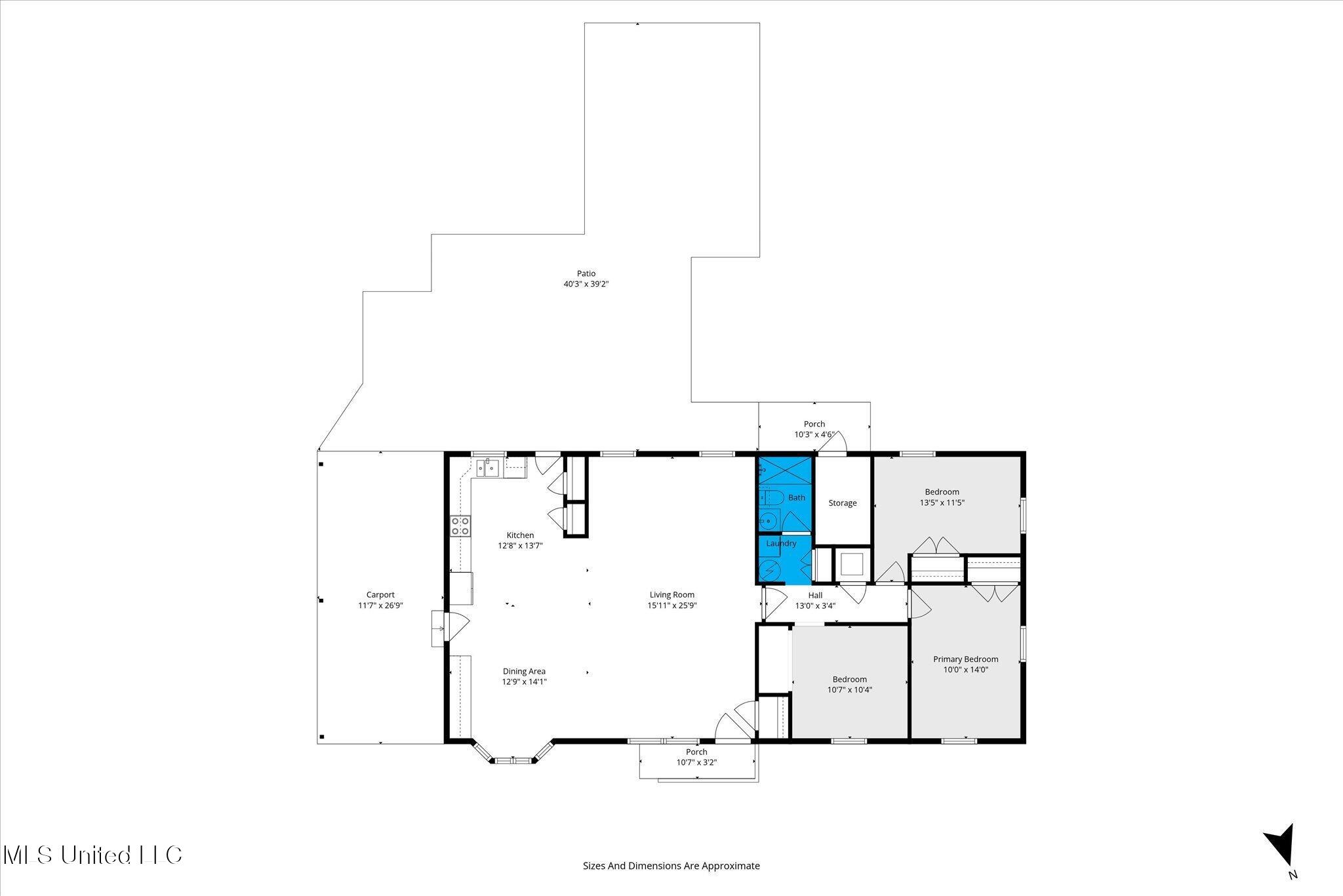 2924 Dantzler Street Moss Point, MS 39563 - Photo 24 of 24 24-Floor Plans - 2924 Dantzler St