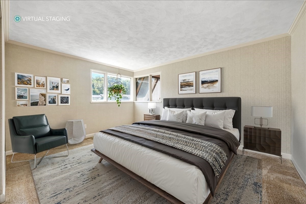 4 Richard Road Hingham, MA 02043 - Photo 23 of 37 a bedroom with a bed and a couch