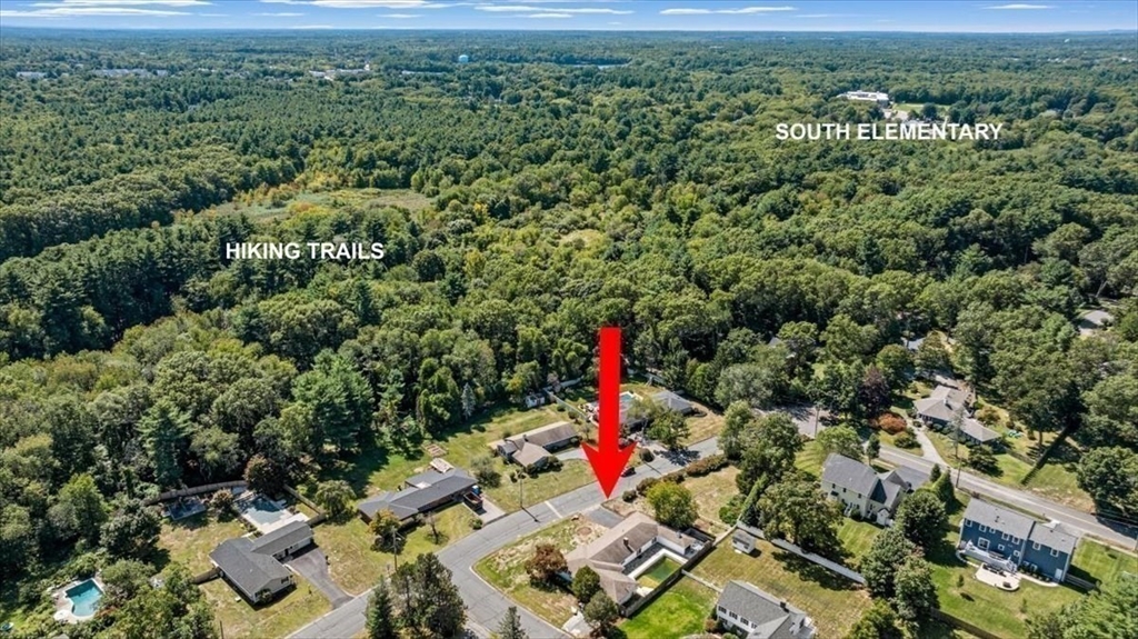 4 Richard Road Hingham, MA 02043 - Photo 34 of 37 an aerial view of residential houses with outdoor space