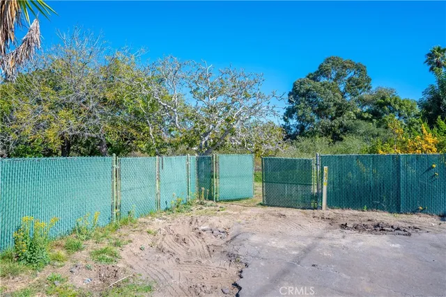 a backyard of a house