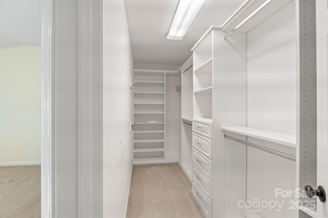 a view of walk in closet