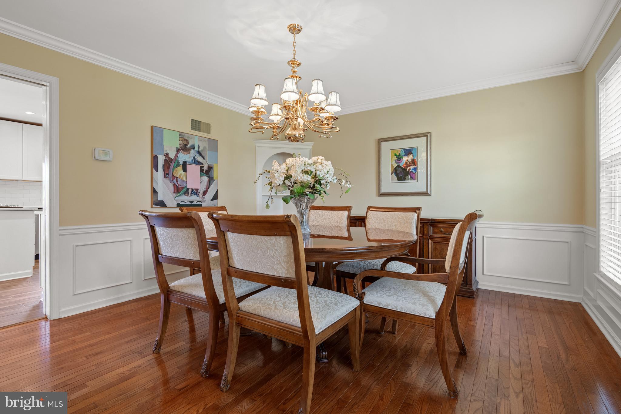 2705 Spring Valley Road Lancaster, PA 17601 - Photo 13 of 60 a dining room with furniture a chandelier and wooden floor