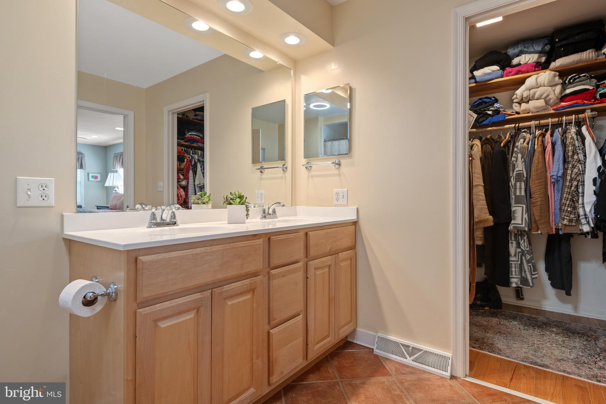 2705 Spring Valley Road Lancaster, PA 17601 - Photo 30 of 60 a bathroom with a sink a mirror and shower