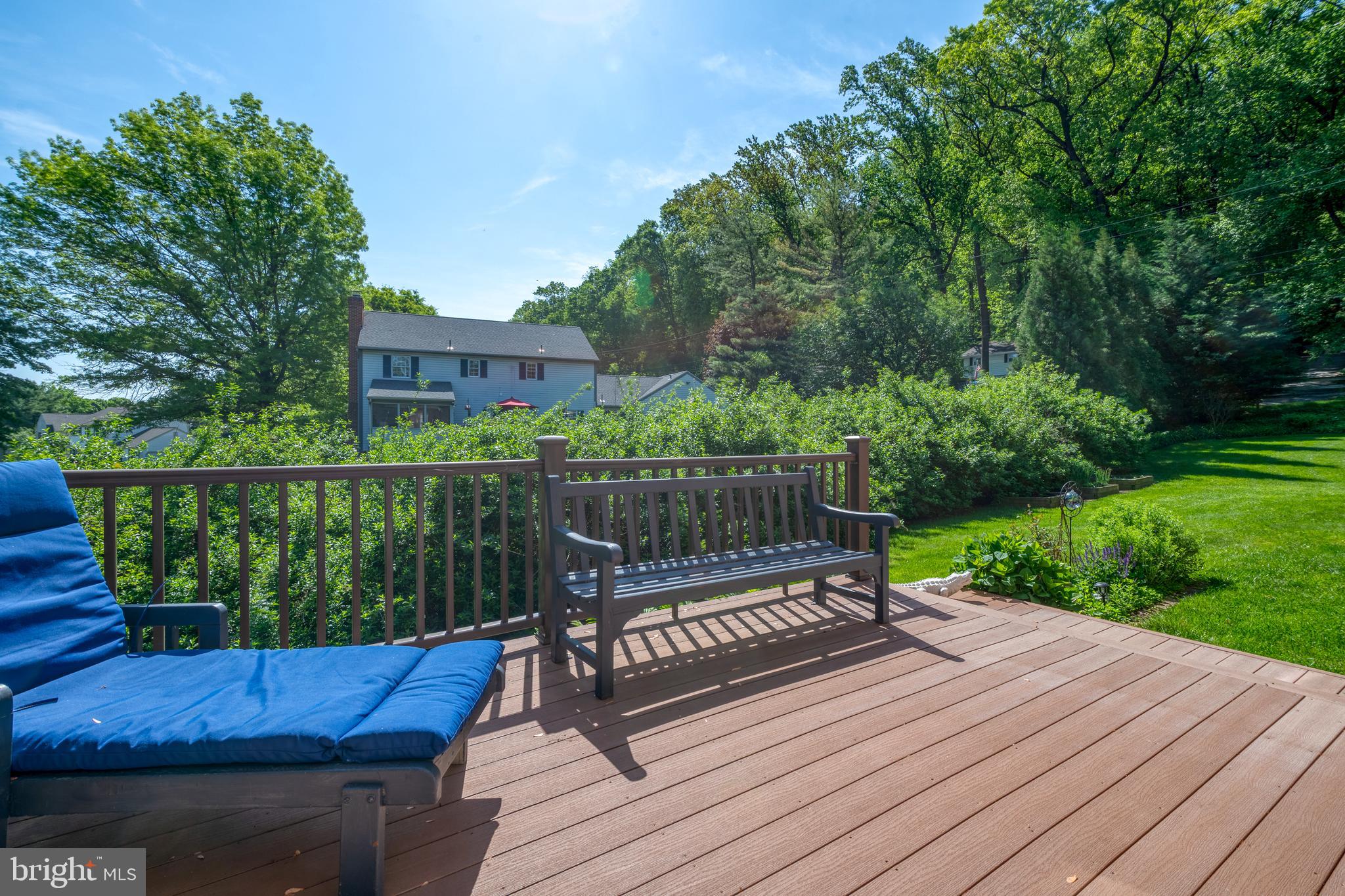 2705 Spring Valley Road Lancaster, PA 17601 - Photo 50 of 60 a view of a wooden deck with a bench
