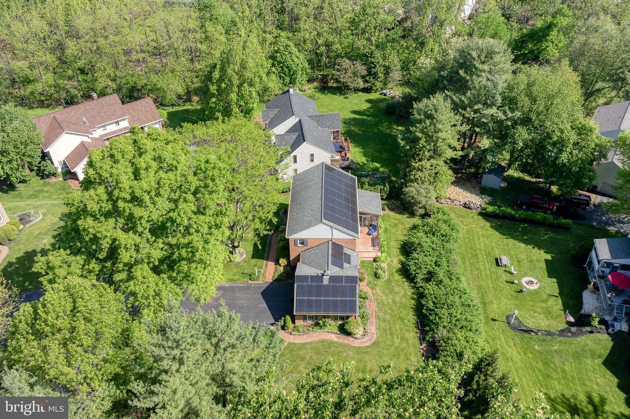 2705 Spring Valley Road Lancaster, PA 17601 - Photo 54 of 60 an aerial view of a house with a yard and lake view