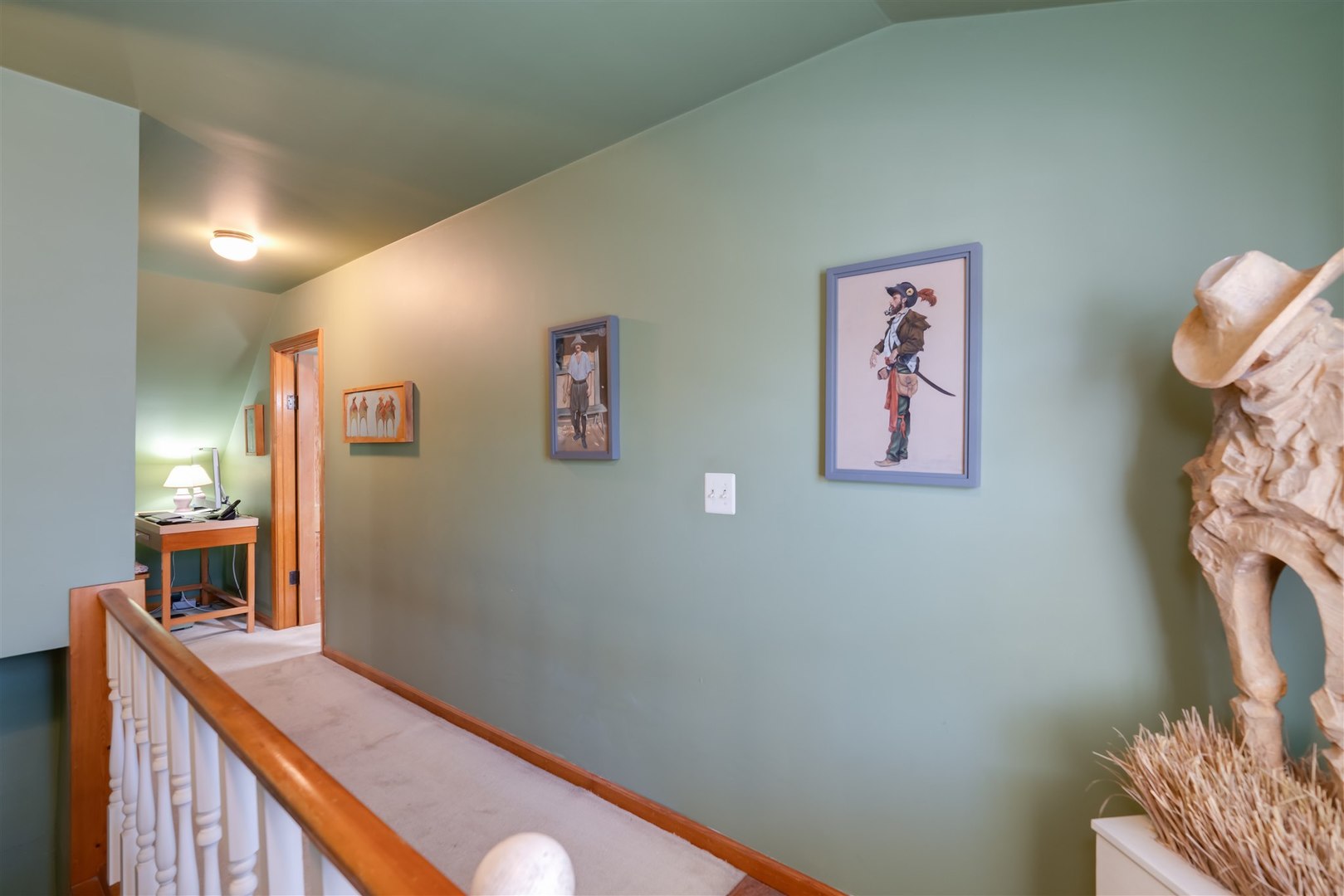 32 White Place Bloomington, IL 61701 - Photo 14 of 26 a view of a hallway with workspace