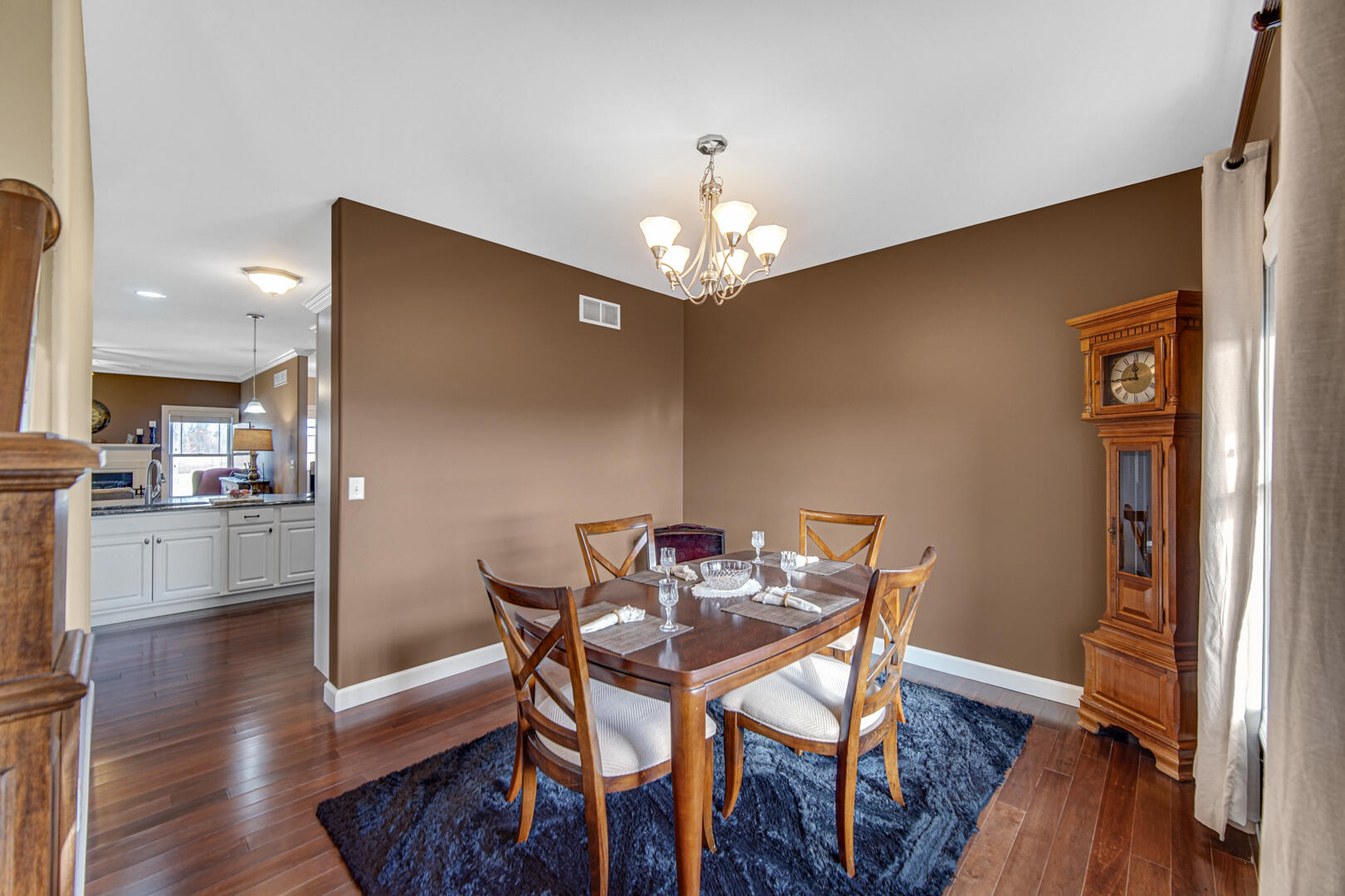 491 West Division Road Valparaiso, IN 46385 - Photo 19 of 38 a view of a dining room with furniture and wooden floor