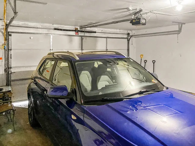 a backyard of a house