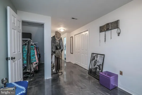 a view of backyard with green space