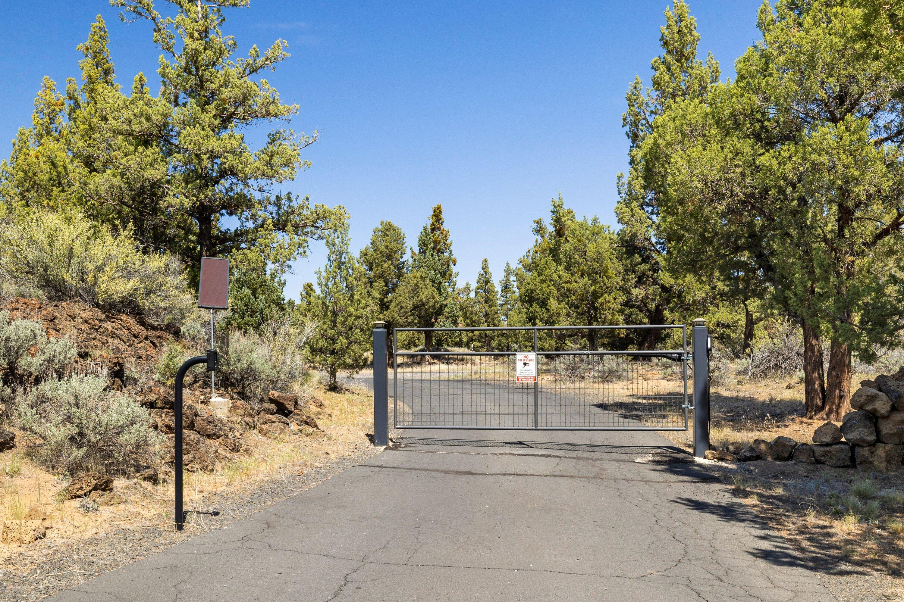 64155 Hunnell Road Bend, OR 97703 - Photo 91 of 92 Gated keypad entry.