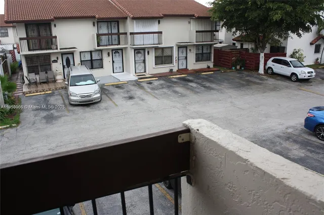a car parked in front of a building