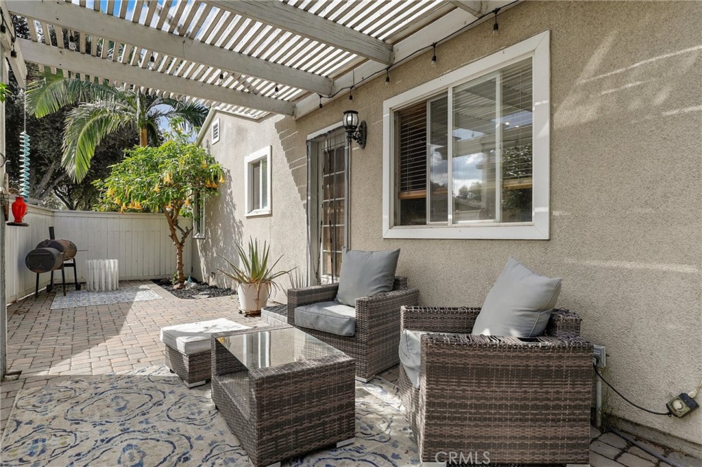 234 North Martha Place Fullerton, CA 92833 - Photo 22 of 46 a outdoor living space with furniture and a potted plant