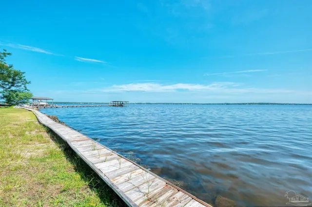 a view of ocean from a balcony