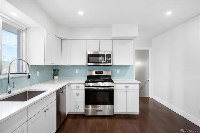 a sink with a window