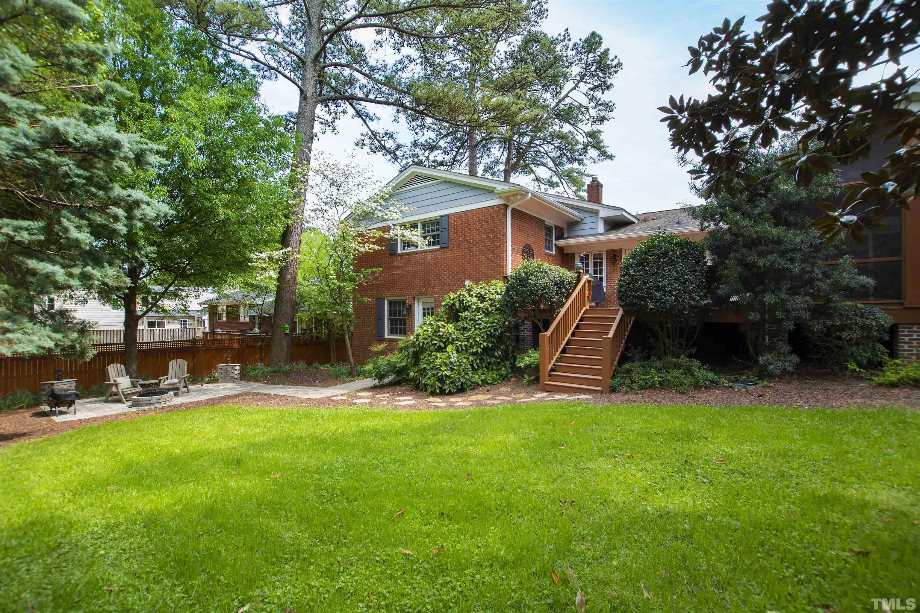 1320 Diehl Street Raleigh, NC 27608 - Photo 46 of 47 a view of a house with a yard porch and sitting area