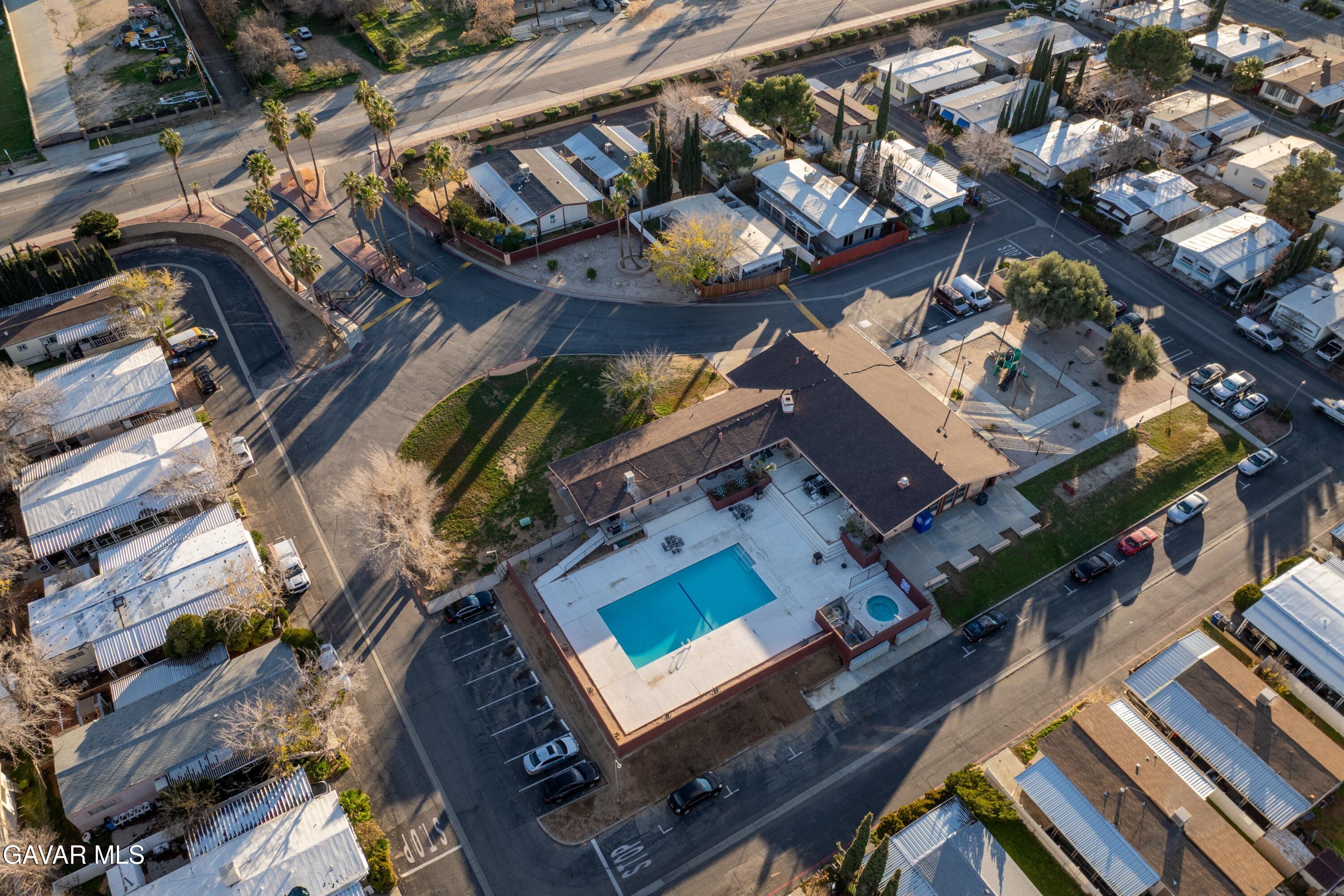 5711 Columbia Way Lancaster, CA 93536 - Photo 3 of 21 an aerial view of a house with a ocean view