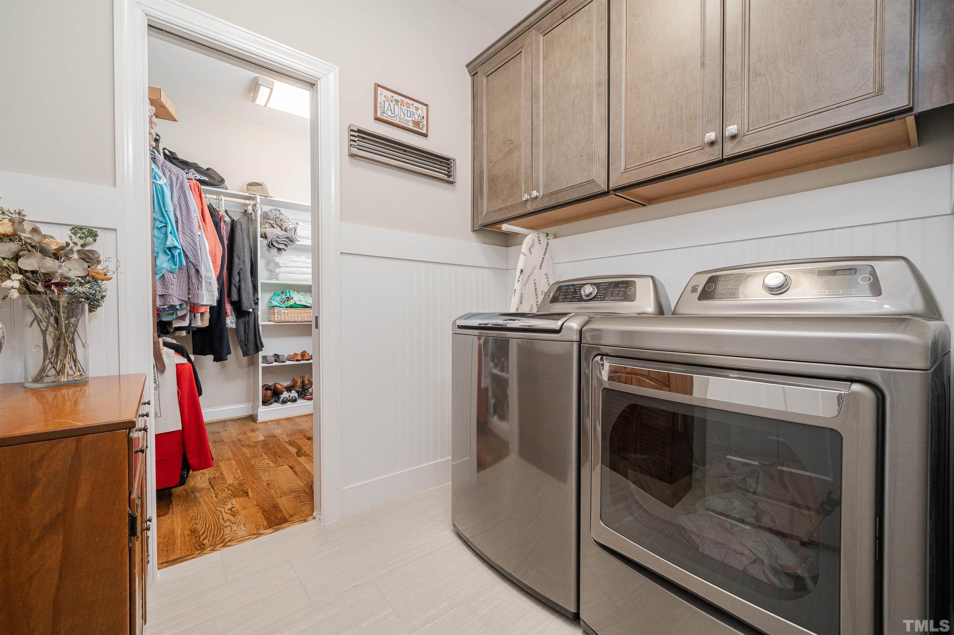 616 Connington Way Rolesville, NC 27571 - Photo 34 of 51 a utility room with dryer and washer