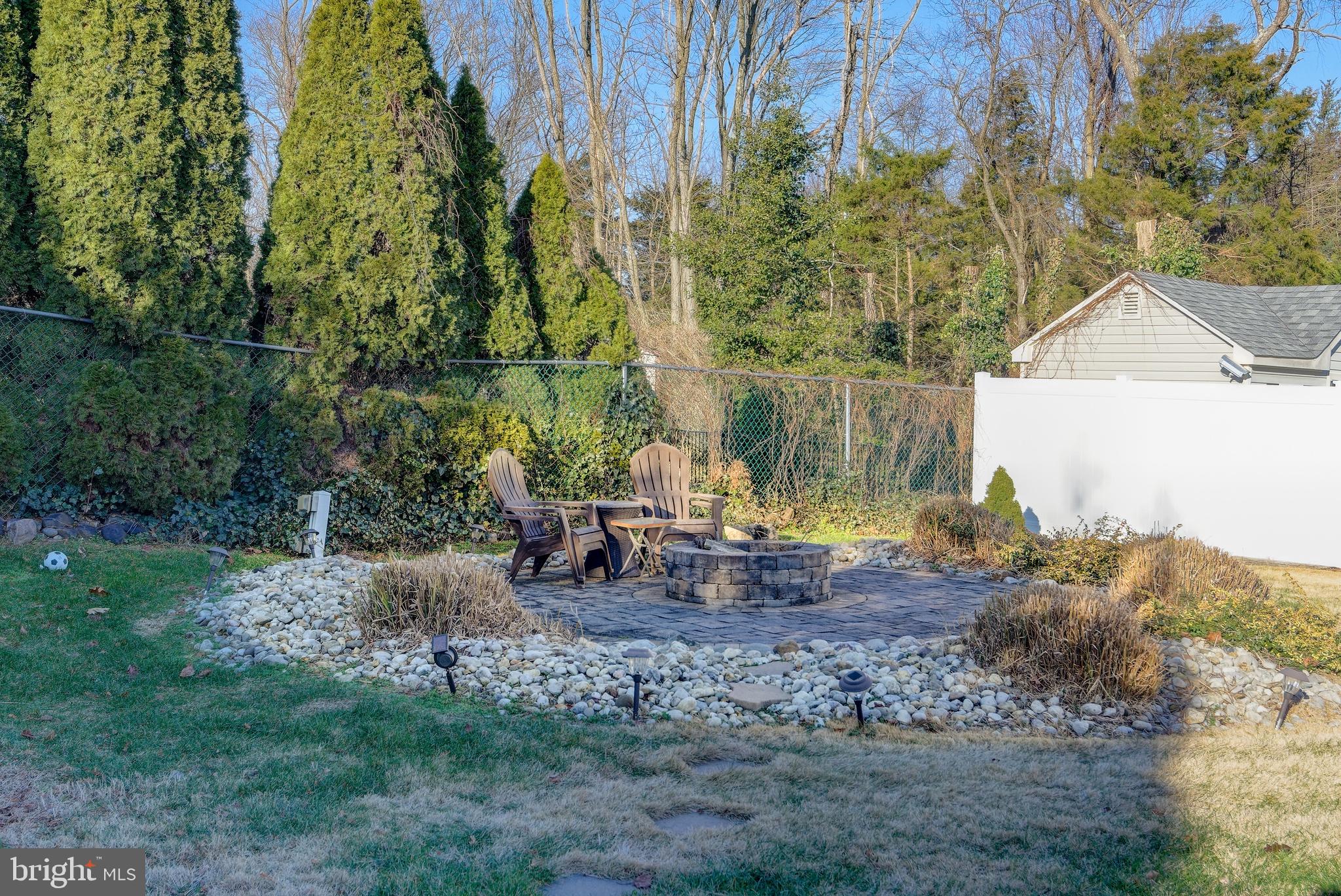 18 Sunset Road Blackwood, NJ 08012 - Photo 36 of 37 a view of a bench in a garden