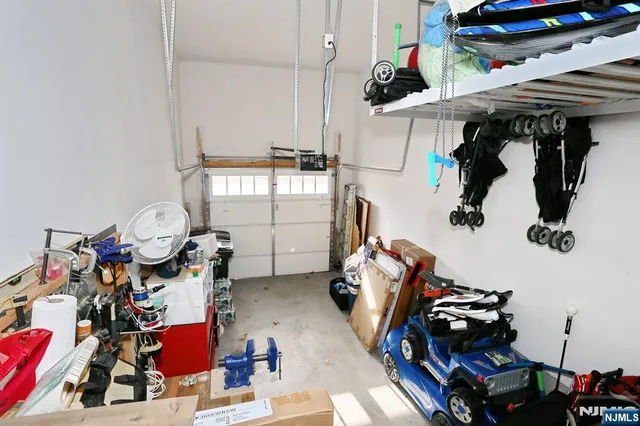 a room with gym equipment