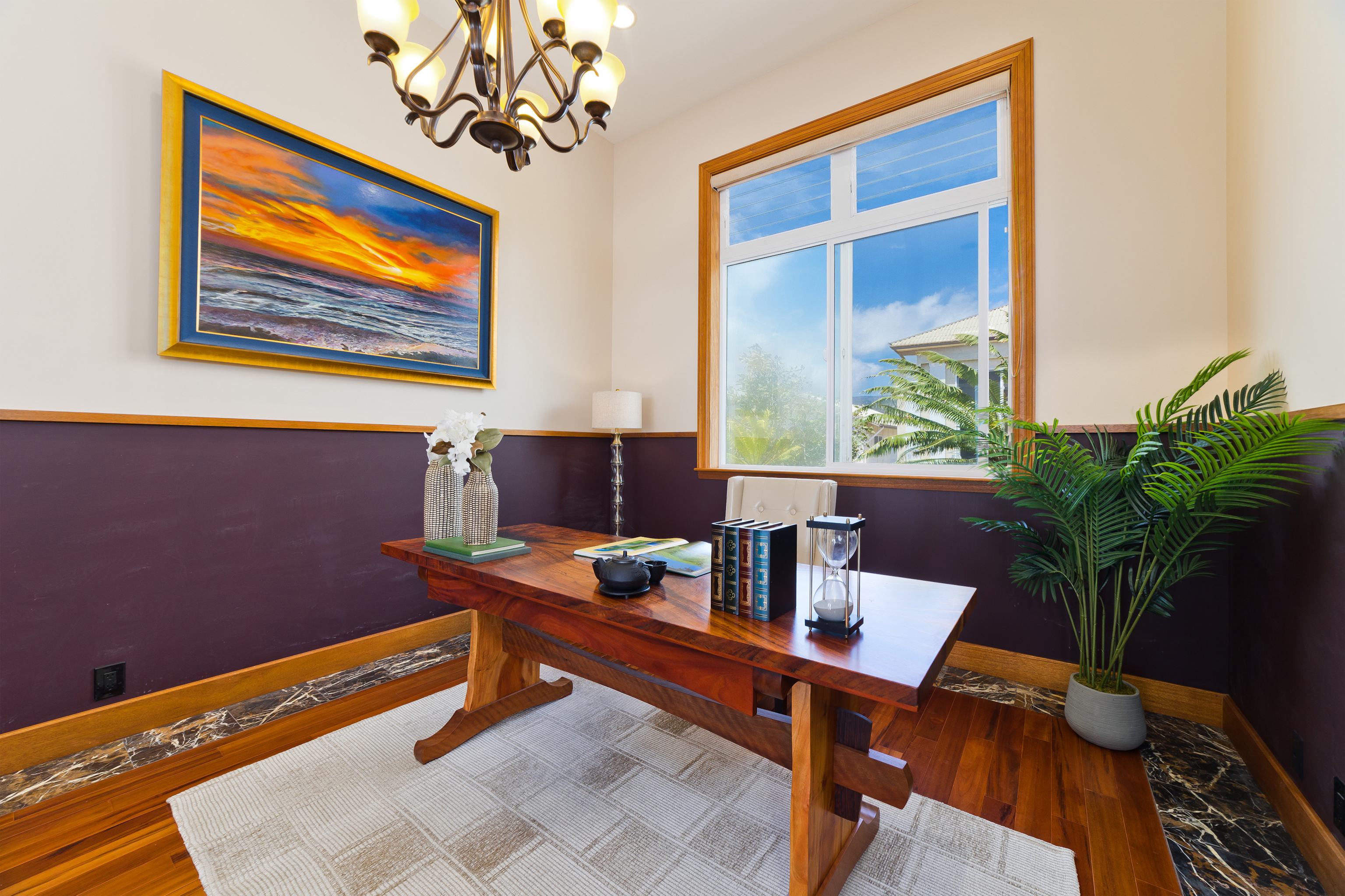 92-8322 Jacaranda Drive Ocean View, HI 96704 - Photo 15 of 30 a reading room with furniture and a window
