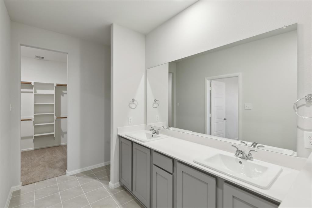 509 River Rdg Drive McKinney, TX 75071 - Photo 19 of 28 a bathroom with a sink and a mirror
