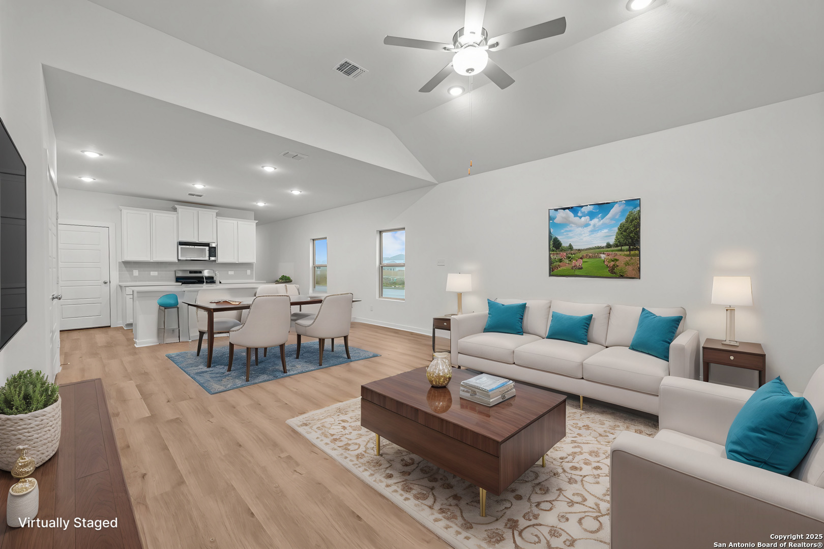 10411 Hotspur Road Converse, TX 78109 - Photo 6 of 47 a living room with furniture and kitchen view