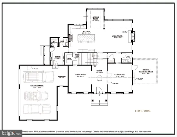 a black and white photo of a living room