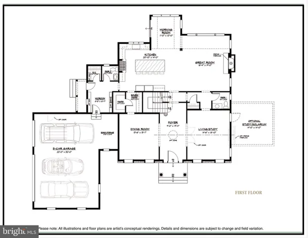 a black and white photo of a living room