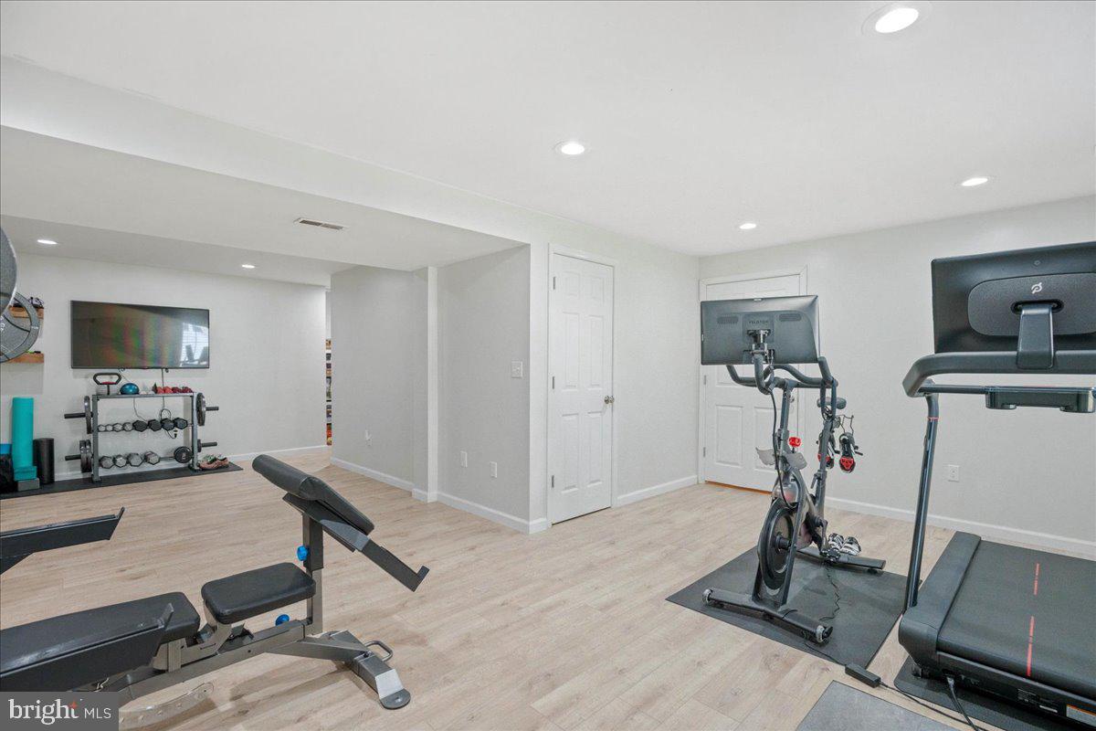 1755 Lottie Fowler Road Prince Frederick, MD 20678 - Photo 53 of 76 a view of a room with gym equipment