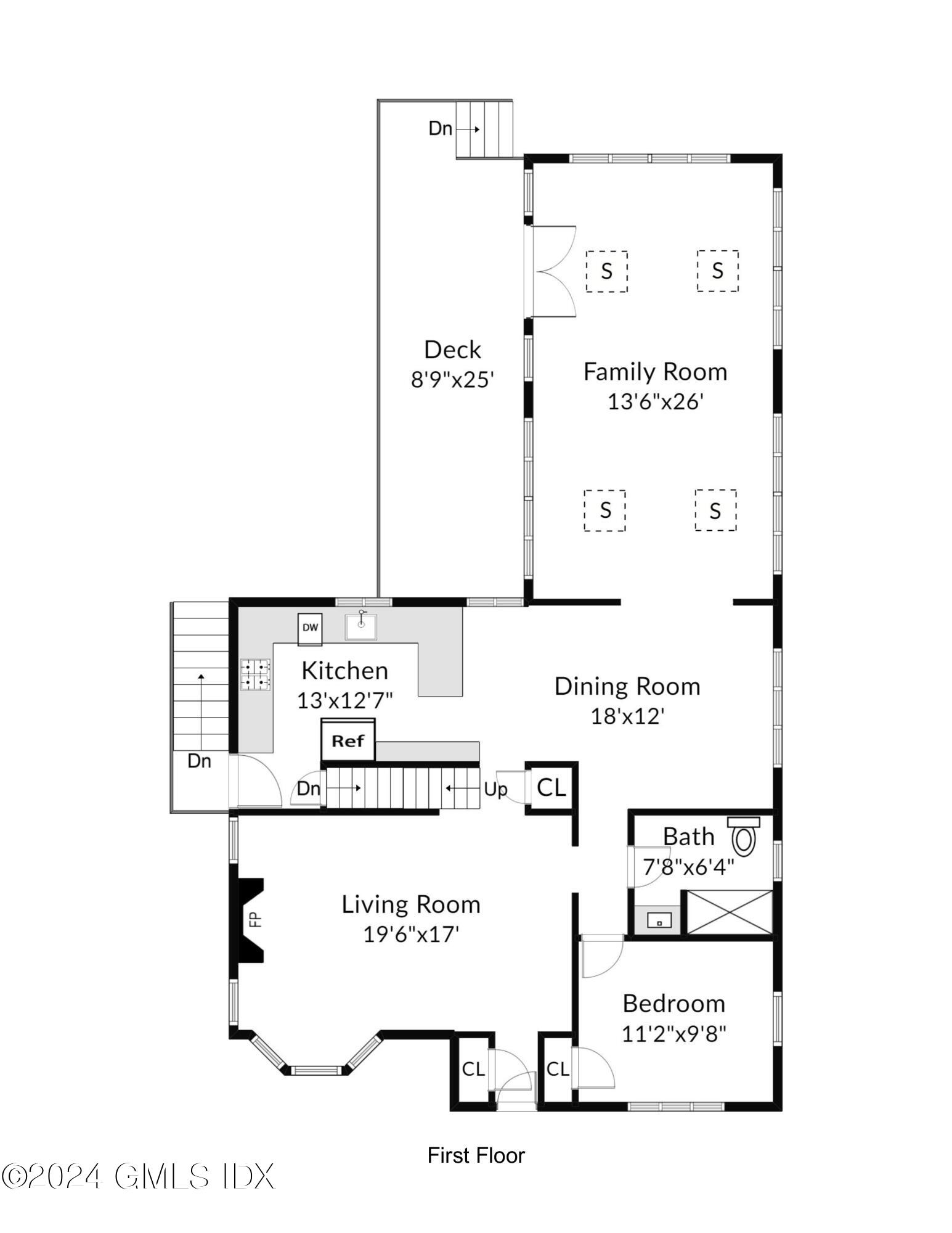 88 Indian Field Road Greenwich, CT 06830 - Photo 44 of 46 Floor plan: First Floor