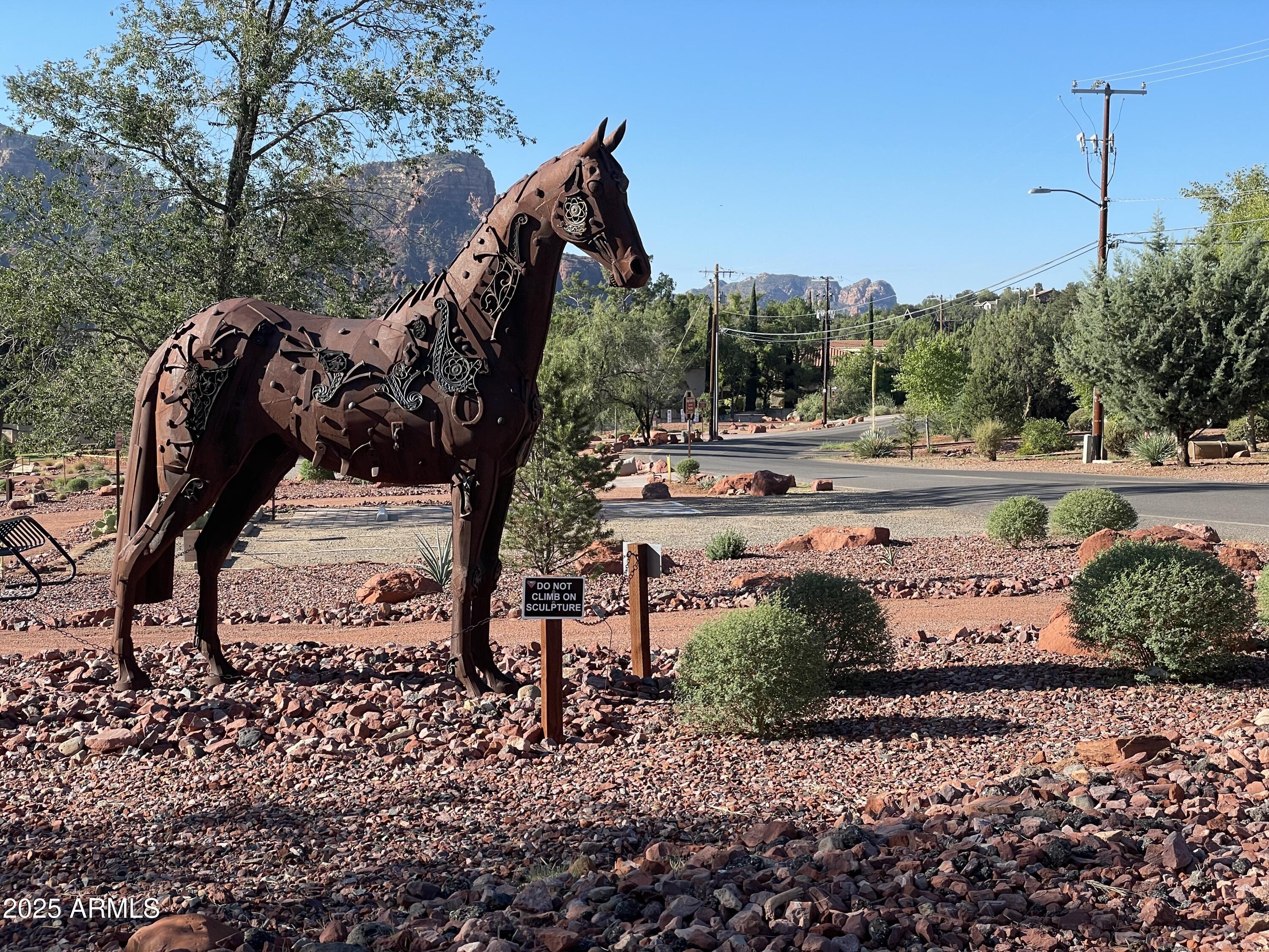 7 Parcels Brewer Road, Unit 6 1317 &CF LOT Sedona, AZ 86336 - Photo 39 of 51 a view of a park with iron fence