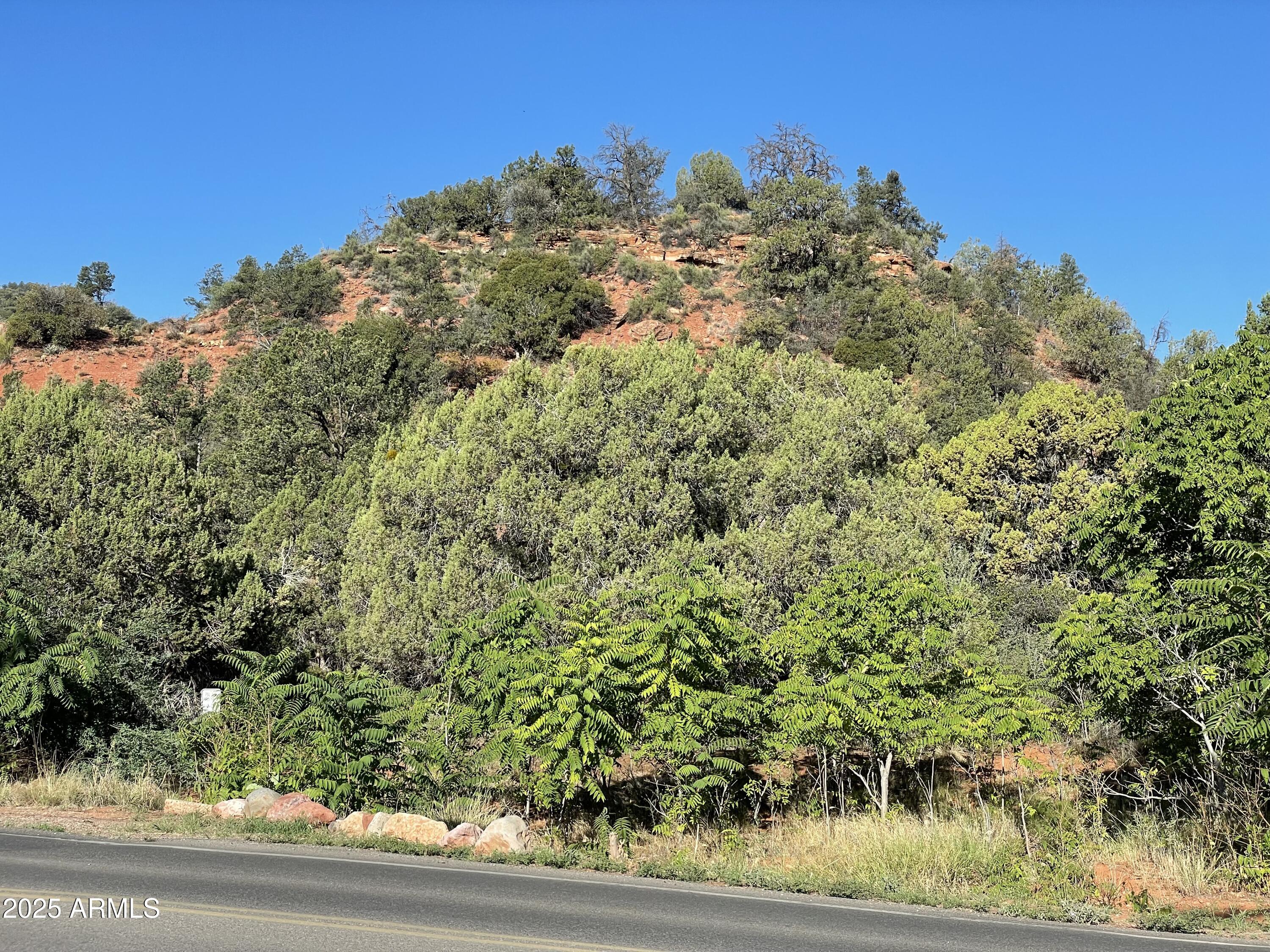 7 Parcels Brewer Road, Unit 6 1317 &CF LOT Sedona, AZ 86336 - Photo 44 of 51 a view of a large yard with plants and a bench