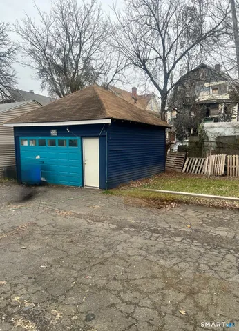 a house view with a space