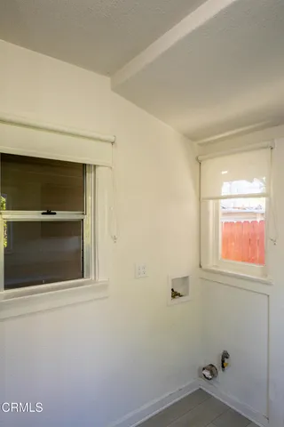 a bathroom with a window