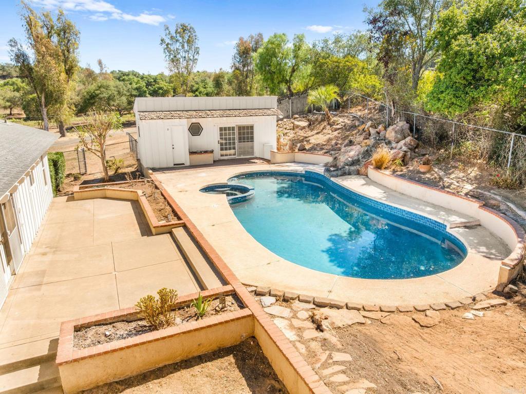 758 Verde Avenue Fallbrook, CA 92028 - Photo 64 of 71 a view of a swimming pool with a patio