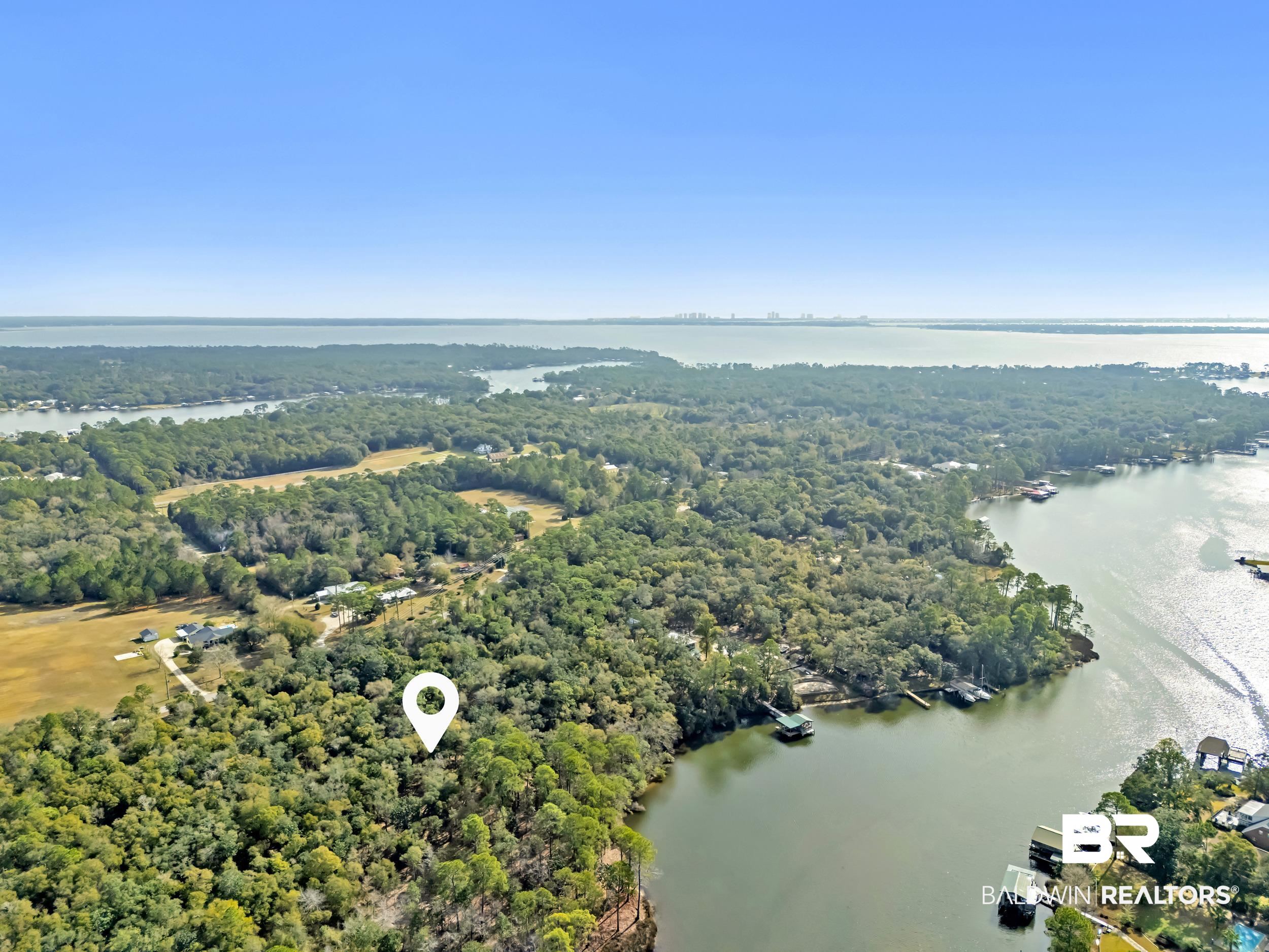 0 County Road 97 Elberta, AL 36530 - Photo 25 of 29 Aerial view of a nearby body of water
