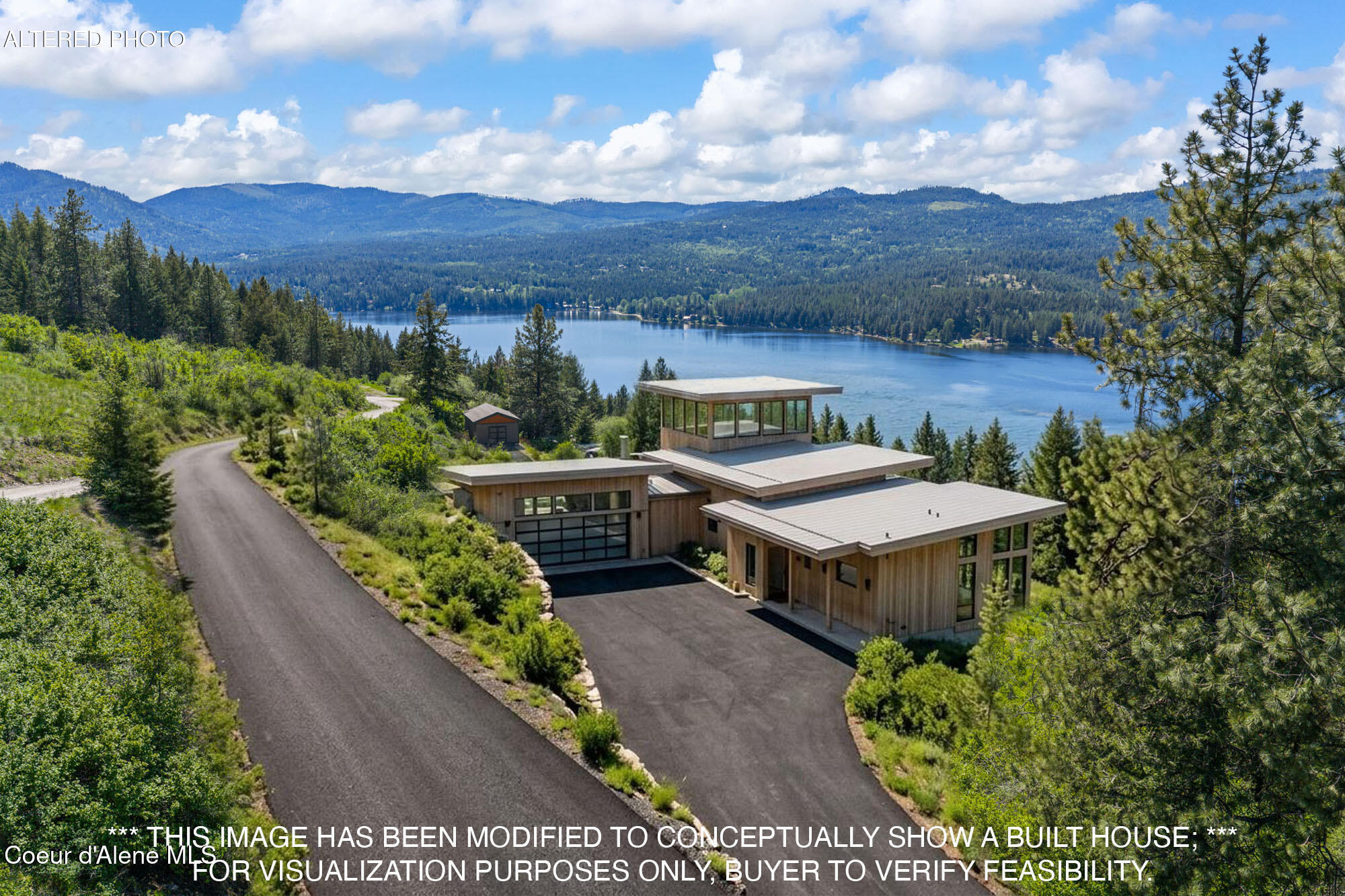 Nna Overlake View Road Cocolalla, ID 83813 - Photo 2 of 20 IMAGE ALTERED TO SHOW A CONCEPTUAL HOUSE