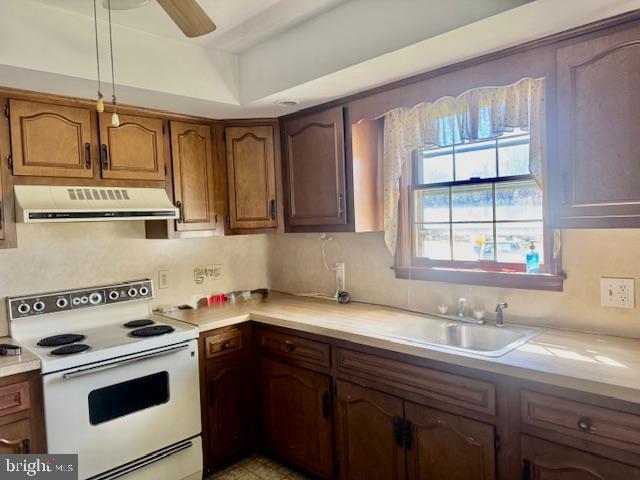 66 Low Street Delano, PA 17948 - Photo 11 of 21 a kitchen with a sink cabinets appliances and a window