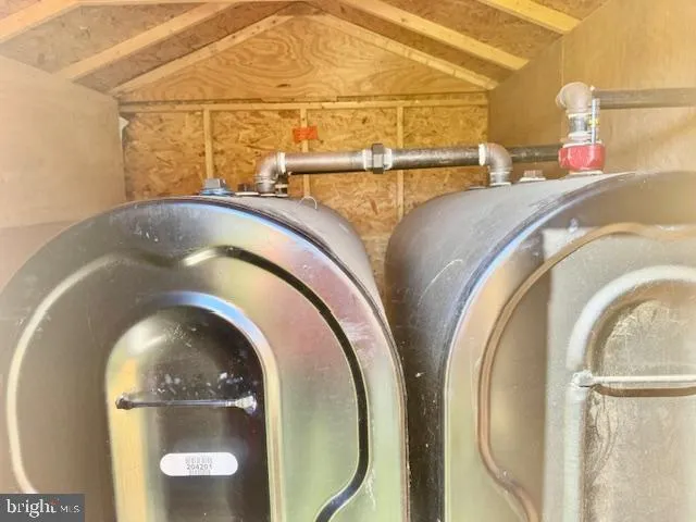 a view of a bathroom with washing machine