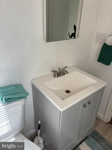 a bathroom with a sink and a toilet
