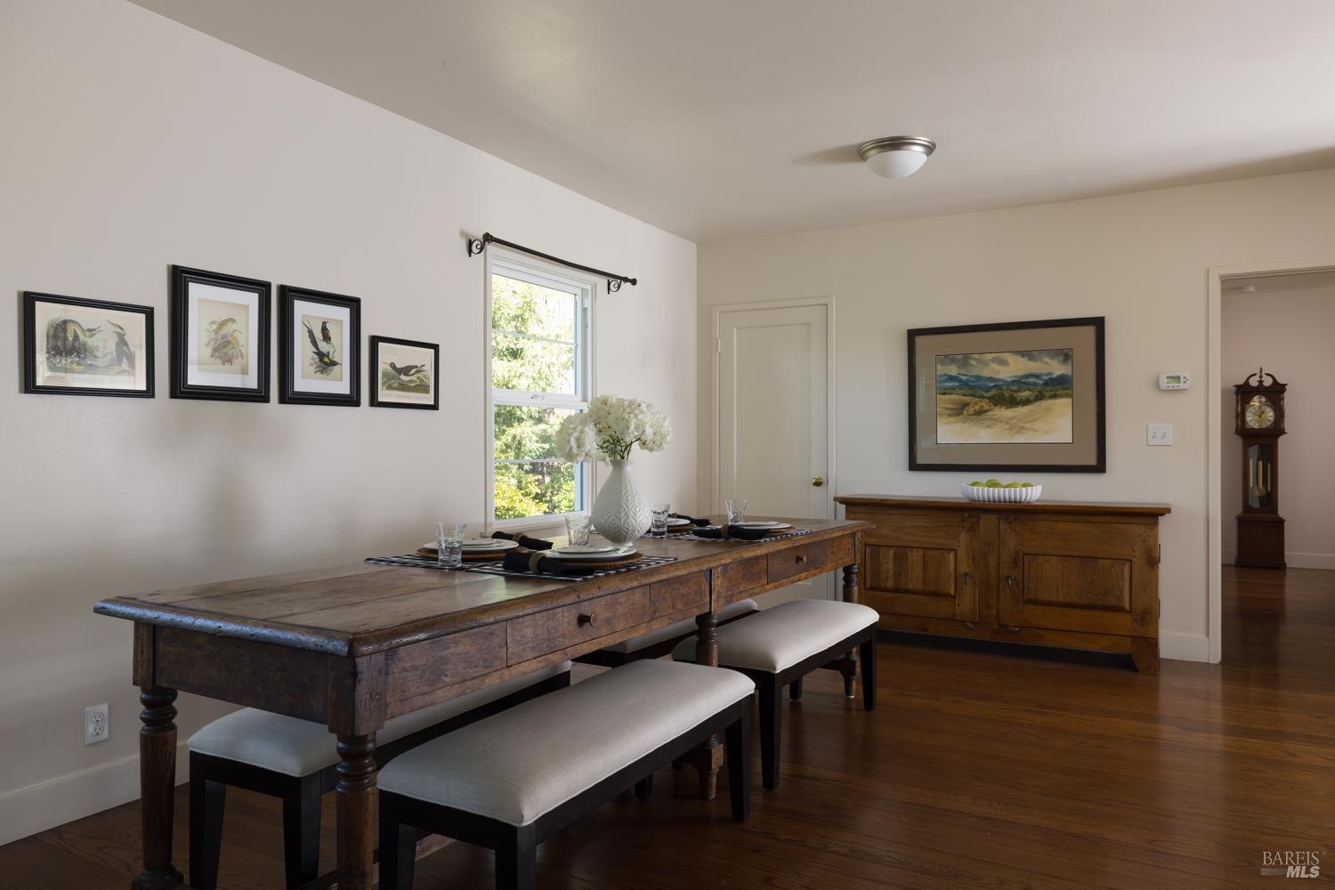 3525 Wood Valley Road Sonoma, CA 95476 - Photo 34 of 39 a dining room with table and chairs