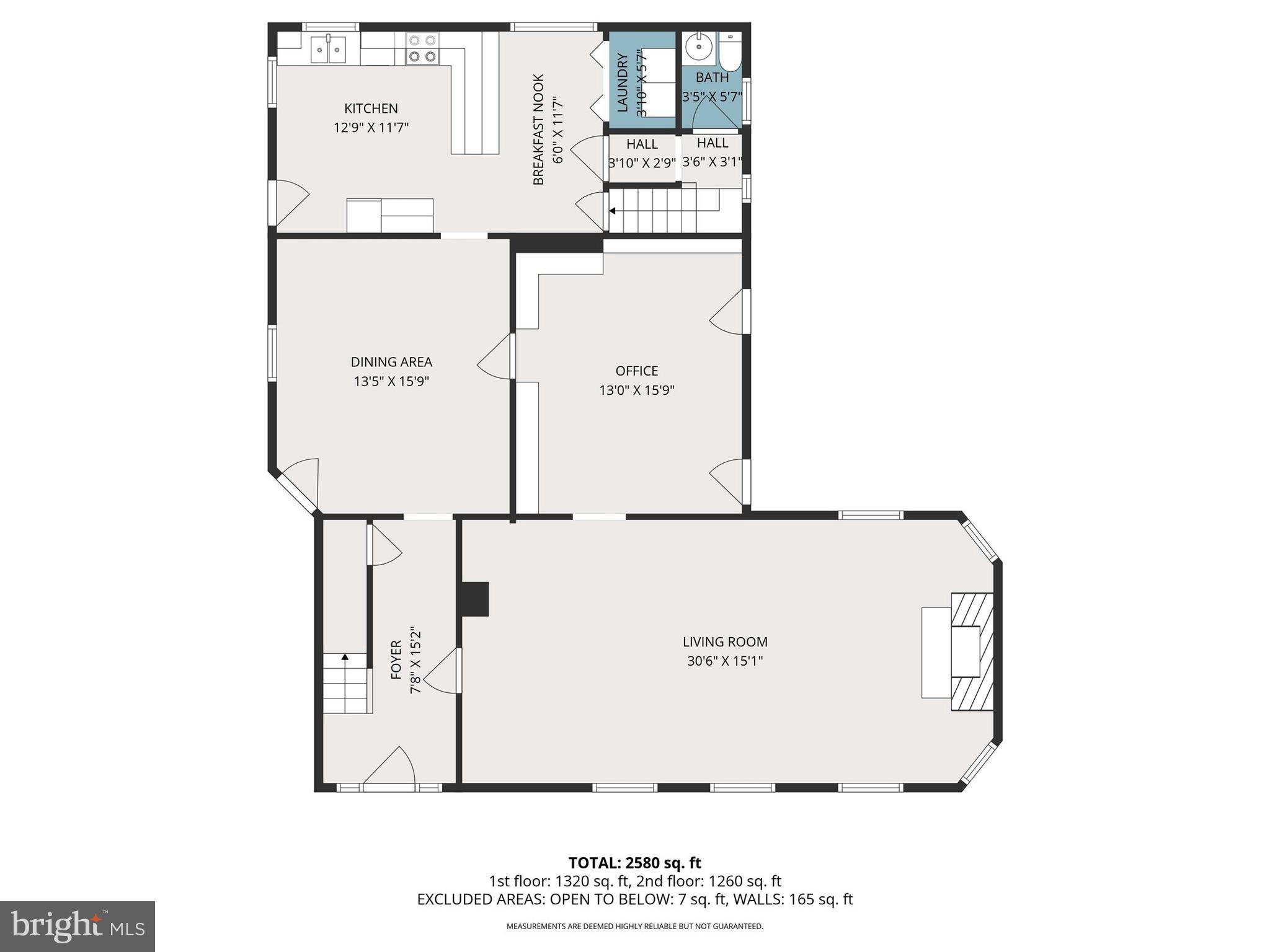 6406 Old Harford Road Baltimore, MD 21214 - Photo 27 of 29 Main Level Floor Plan